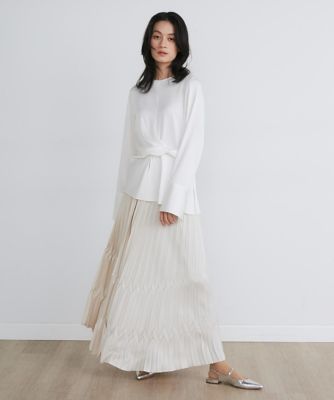 シルキーアシメトリーブラウス《ｌａ　ｖｅｉｌｌｅ　ｂｙ　ＳＵＰＥＲＩＯＲ　ＣＬＯＳＥＴ》（７１４０１８２９０３）