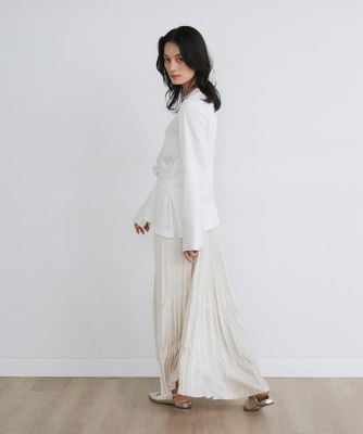 シルキーアシメトリーブラウス《ｌａ　ｖｅｉｌｌｅ　ｂｙ　ＳＵＰＥＲＩＯＲ　ＣＬＯＳＥＴ》（７１４０１８２９０３）