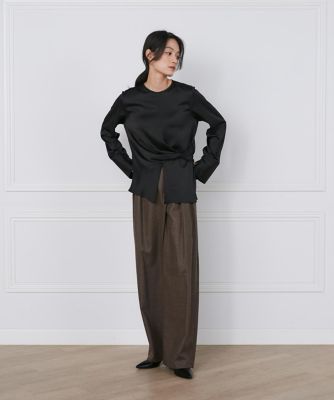 シルキーアシメトリーブラウス《ｌａ　ｖｅｉｌｌｅ　ｂｙ　ＳＵＰＥＲＩＯＲ　ＣＬＯＳＥＴ》（７１４０１８２９０３）