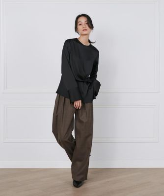 シルキーアシメトリーブラウス《ｌａ　ｖｅｉｌｌｅ　ｂｙ　ＳＵＰＥＲＩＯＲ　ＣＬＯＳＥＴ》（７１４０１８２９０３）