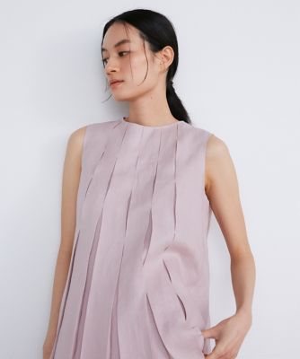 リネンボックスプリーツブラウス《ｌａ　ｖｅｉｌｌｅ　ｂｙ　ＳＵＰＥＲＩＯＲ　ＣＬＯＳＥＴ》（７１４０１８２９２１）