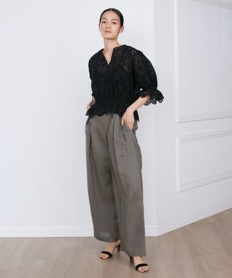 トルコレースブラウス《ｌａ　ｖｅｉｌｌｅ　ｂｙ　ＳＵＰＥＲＩＯＲ　ＣＬＯＳＥＴ》（７１４０１８２９２２）