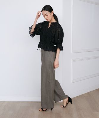 トルコレースブラウス《ｌａ　ｖｅｉｌｌｅ　ｂｙ　ＳＵＰＥＲＩＯＲ　ＣＬＯＳＥＴ》（７１４０１８２９２２）
