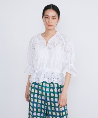 トルコレースブラウス《ｌａ　ｖｅｉｌｌｅ　ｂｙ　ＳＵＰＥＲＩＯＲ　ＣＬＯＳＥＴ》（７１４０１８２９２２）