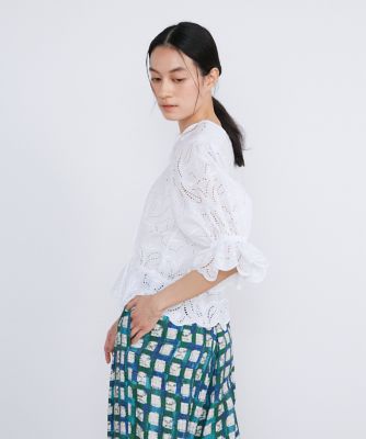 トルコレースブラウス《ｌａ　ｖｅｉｌｌｅ　ｂｙ　ＳＵＰＥＲＩＯＲ　ＣＬＯＳＥＴ》（７１４０１８２９２２）