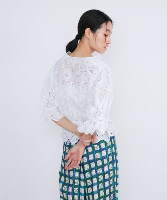 トルコレースブラウス《ｌａ　ｖｅｉｌｌｅ　ｂｙ　ＳＵＰＥＲＩＯＲ　ＣＬＯＳＥＴ》（７１４０１８２９２２）