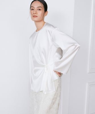 INED (Women)/イネド シルクストレッチブラウス《ｌａ　ｖｅｉｌｌｅ　ｂｙ　ＳＵＰＥＲＩＯＲ　ＣＬＯＳＥＴ》（７１４０１８２９２９）