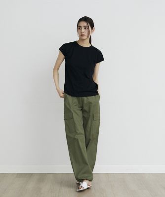 フレンチスリーブＴシャツ《スビン綿ＭＩＸ天竺／Ａ－ＧＩＲＬ’Ｓ　》（７１４０１９０７１３）