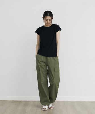 フレンチスリーブＴシャツ《スビン綿ＭＩＸ天竺／Ａ－ＧＩＲＬ’Ｓ　》（７１４０１９０７１３）
