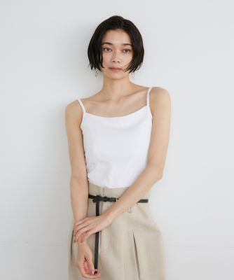 ＜INED L (Women/大きいサイズ)＞《大きいサイズ》キャミソール《スビン綿ＭＩＸ天竺／Ａ－ＧＩＲＬ’Ｓ　》（７１４０１９０８１１）
