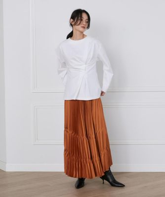 アシンメトリーデザインカットソー《ｌａ　ｖｅｉｌｌｅ　ｂｙ　ＳＵＰＥＲＩＯＲ　ＣＬＯＳＥＴ》（７１４０１９０９０１）