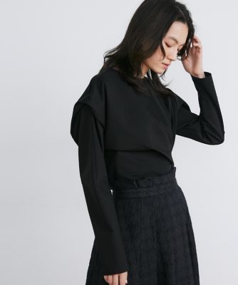 アシンメトリーデザインカットソー《ｌａ　ｖｅｉｌｌｅ　ｂｙ　ＳＵＰＥＲＩＯＲ　ＣＬＯＳＥＴ》（７１４０１９０９０１）
