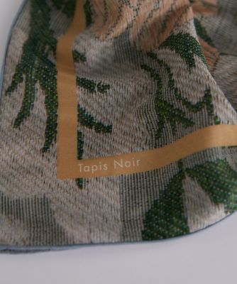 【未使用品】 Flower Large Scarf アイボリー おねコラボ SUPERIOR CLOSET》Light Green