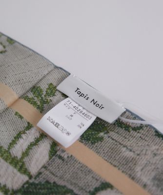 【未使用品】 Flower Large Scarf アイボリー おねコラボ LITTLE FLOWER(CHK-003) Marcaオリジナル 大判 シルクツイル