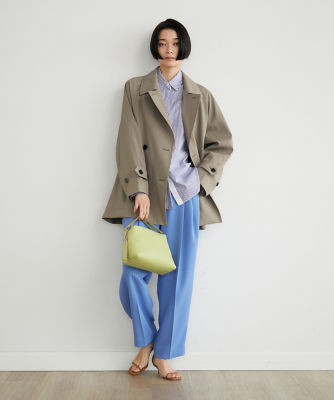 INED イネド 美品！オシャレコート　XL#kp3 美品】 INED イネド コート ブラック 黒 XS 高級 アンゴラ 69