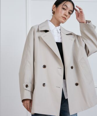 セール】 《大きいサイズ》ベルテッドラップコート《VERY12月号