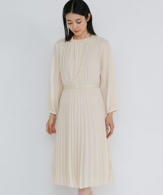 ＜INED (Women)＞プリーツワンピース（７１４１１２１００４）