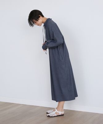 《大きいサイズ》デニム調ワンピース（７１４１１２１８１２）