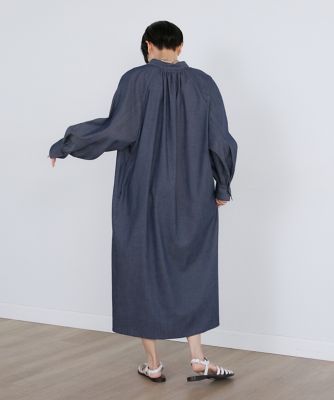 《大きいサイズ》デニム調ワンピース（７１４１１２１８１２）