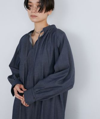 《大きいサイズ》デニム調ワンピース（７１４１１２１８１２）