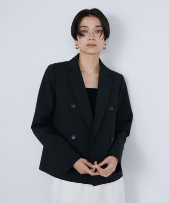 ＜INED (Women)＞ダブルブレストショートジャケット（７１４１１４１００９）