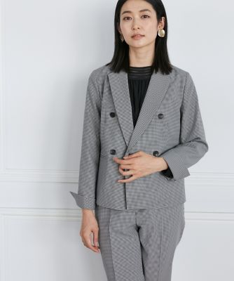 ダブルブレストショートジャケット（7141141009） | INED