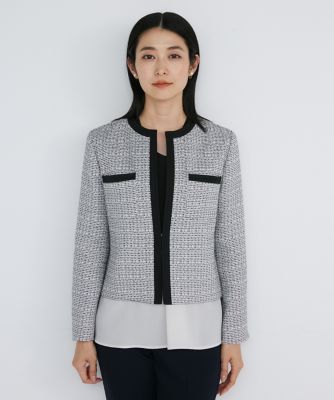 イネド  ツイードジャケット ツイードジャケット《la veille by SUPERIOR CLOSET》｜INED（イネド