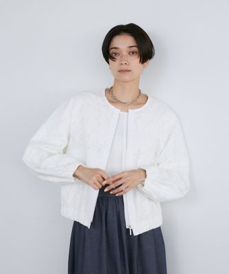 ＜INED (Women)＞レースブルゾン（７１４１１４４０１３）