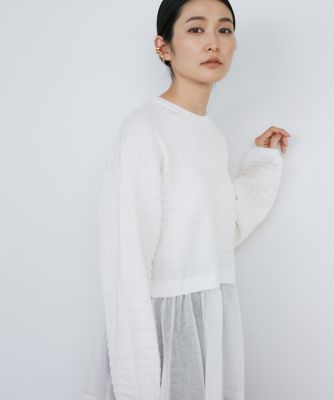 《大きいサイズ》千鳥柄シアーニット《Ｌｕｆｔｒｏｂｅ》（７１４１１７０８０９）