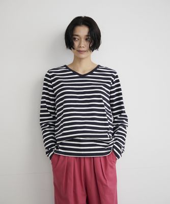 《ＩＮＥＤ　ＣＬＡＲＯ》２ＷＡＹボーダーカットソー（７１４１１９０５１０）