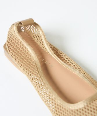 《ＩＮＥＤ　ＣＬＡＲＯ》メッシュスクエアトゥバレエシューズ《Ｃａｒｉｎｏ》（７１４１２０３５０２）
