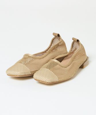 《ＩＮＥＤ　ＣＬＡＲＯ》メッシュスクエアトゥバレエシューズ《Ｃａｒｉｎｏ》（７１４１２０３５０２）