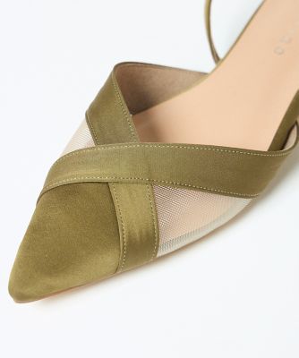《ＩＮＥＤ　ＣＬＡＲＯ》ポインテッドコンビサンダル《Ｃａｒｉｎｏ》（７１４１２０３５０４）