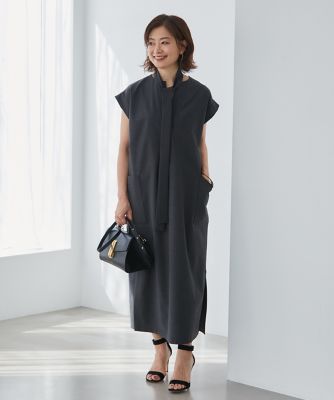 《三尋木奈保コラボ》辛口シックなレイヤードワンピース（７１４２１２１０２４）