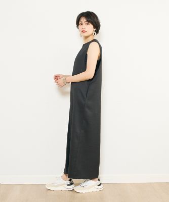《ＩＮＥＤ　ＣＬＡＲＯ》スラブツイルハーフジップワンピース（７１４２１２１５０９）