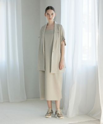 極美品　ルネ　ワンピース INED CLARO》リニーブッチャーワンピース