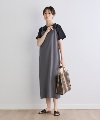 極美品　ルネ　ワンピース INED CLARO》リニーブッチャーワンピース