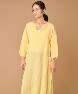 TICCA リネン半袖ワンピース TBBS－313