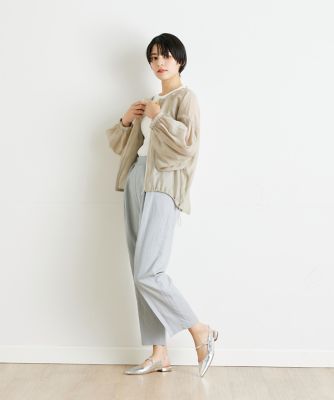 《ＩＮＥＤ　ＣＬＡＲＯ》シャーリングスリーブブルゾン（７１４２１４４５０１）
