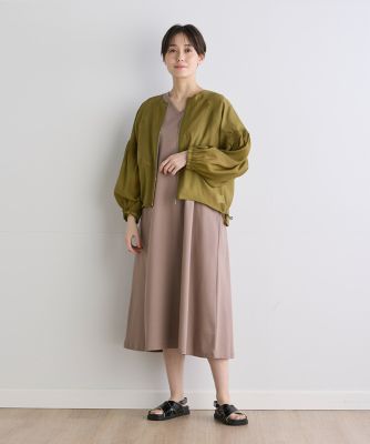 《ＩＮＥＤ　ＣＬＡＲＯ》シャーリングスリーブブルゾン（７１４２１４４５０１）