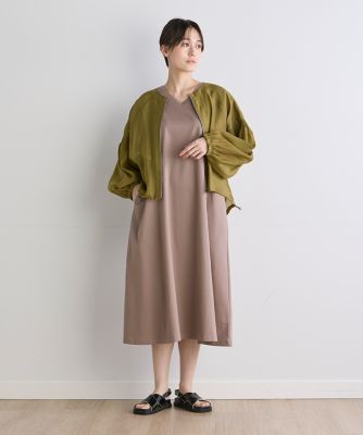 《ＩＮＥＤ　ＣＬＡＲＯ》シャーリングスリーブブルゾン（７１４２１４４５０１）