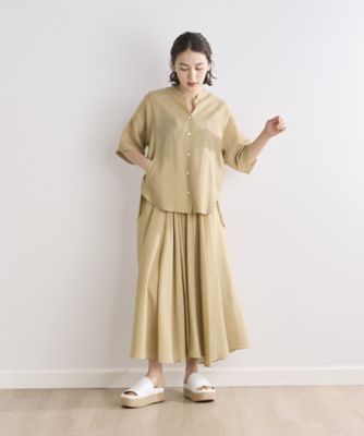 《ＩＮＥＤ　ＣＬＡＲＯ》シアースタンドシャツブルゾン（７１４２１４４５１８）