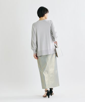《ＩＮＥＤ　ＣＬＡＲＯ》箔プリントタイトスカート（７１４２１５２５０８）