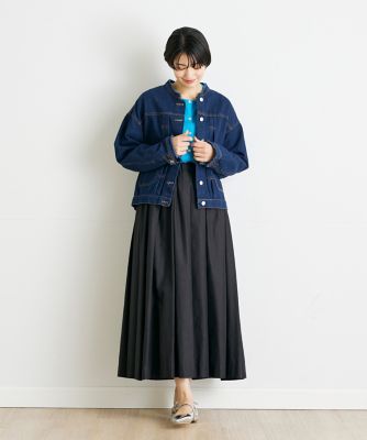 《ＩＮＥＤ　ＣＬＡＲＯ》リネンコットンフレアスカート（７１４２１５２５０９）