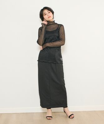 《ＩＮＥＤ　ＣＬＡＲＯ》リネンライクエステルスカート（７１４２１５２５２７）