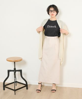 《ＩＮＥＤ　ＣＬＡＲＯ》リネンライクエステルスカート（７１４２１５２５２７）