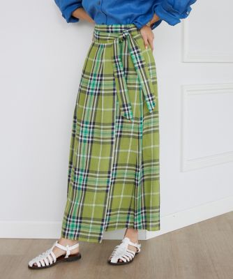 SUPERIOR CLOSET》別注リネンラップスカート《O 