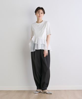 《ＩＮＥＤ　ＣＬＡＲＯ》カフヘムパンツ（７１４２１６１５１４）