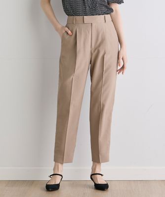 ＜INED (Women)＞《ＩＮＥＤ　ＣＬＡＲＯ》リネンライクメランジパンツ（７１４２１６１５２３）