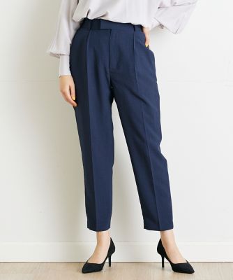 《ＩＮＥＤ　ＣＬＡＲＯ》リネンライクメランジパンツ（７１４２１６１５２３）